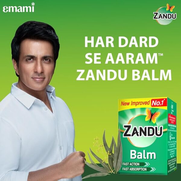 Zandu Balm, 25ml x 3, Ayurvedic relief for pain.