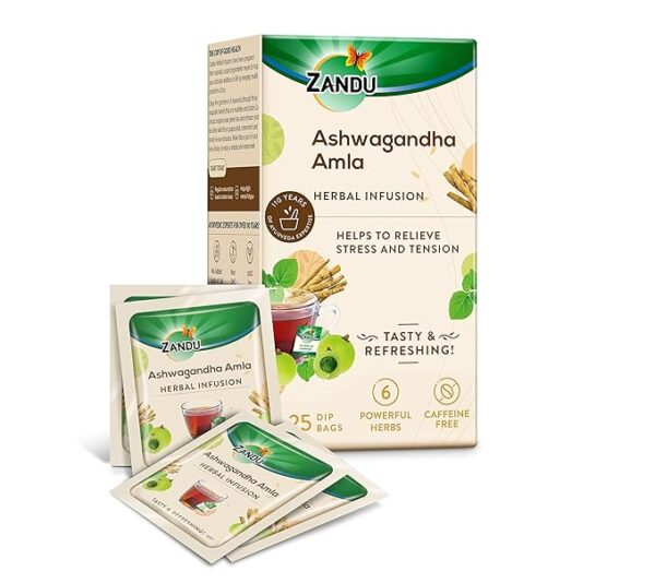 Zandu Ashwagandha Amla Herbal Tea