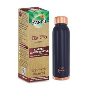 Zandu Blue Copper Bottle