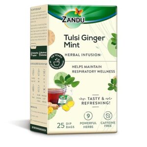 Zandu Tulsi Ginger Mint Tea